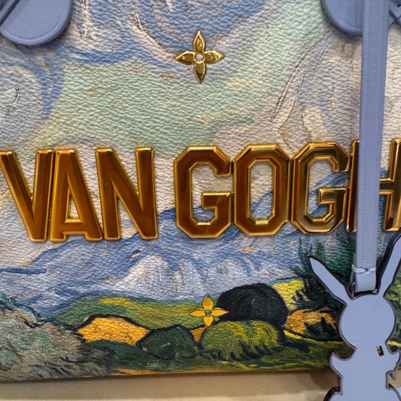 Louis Vuitton Montaigne Masters Collection Jeff Koons Van Gogh Handbag - Picture 9 of 11